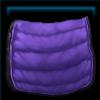 Raring racer saddle pad in violet