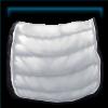 Raring racer saddle pad in frost