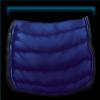 Raring racer saddle pad in indigo