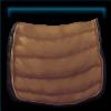 Raring racer saddle pad in bronze