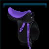Raring racer saddle in violet
