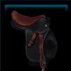 Raring racer saddle in chocolate