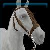 Brown And Silver Baroque Bridle
