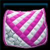 Retro Birthday saddle pad