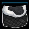 Eco Athleisure saddle pad in black