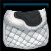 Eco Athleisure saddle pad in white