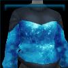 Galaxy sweater in blue