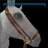 Golden Chestnut Drop Noseband Bridle