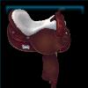 Maroon Homestead Saddle