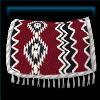 Maroon Homestead Saddle Pad