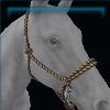 Natural rope halter