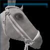Porcelain Drop Noseband Bridle