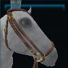 Golden Hazelnut Drop Noseband Bridle