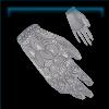 Silver Baroque Gloves