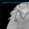 Silver Baroque Tail Decoration