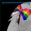 Pride tail ribbon