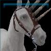 Hazelnut Silver Horned Bridle