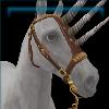Walnut Gold Horned Bridle