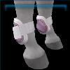 JVN Light Pink Open Front Boots
