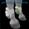 JVN Light Green Open Front Boots