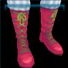 Harrowing Harlequin boots