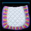 Harrowing Harlequin saddle pad