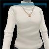 Autumn Academia Ivory Turtleneck