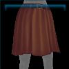 Autumn Academia Choco Twill Skirt