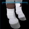 Snow white sunset trails leg wraps