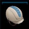 Sky blue sunset trails helmet