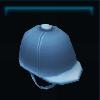Sky blue riding helmet