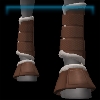 Rex Stamper hazelnut deluxe leg protectors and bell boots