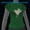 Green Print top