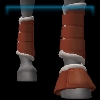 Rex Stamper chestnut royal leg protectors and bell boots