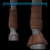 Rex Stamper hazelnut sporty leg protectors and bell boots