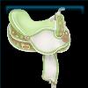 Pistachio Western saddle