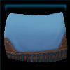 Soft Fringe Suede saddle pad