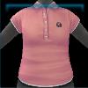 Pink cotton polo