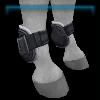 Black jumping boots