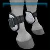 White jumping boots