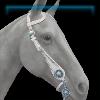 Bone White western bridle