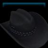 Licorice felt hat