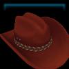 Cherry felt hat