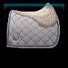 JVN White dressage saddle pad