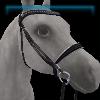 JVN Twilight silver English bridle