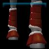 JVN Ruby red deluxe leg protectors and bell boots