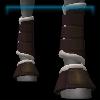 JVN Bark brown deluxe leg protectors and bell boots