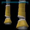 JVN Citrus yellow deluxe leg protectors and bell boots