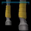 JVN Citrus yellow sporty leg protectors