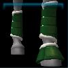 JVN Forest green royal leg protectors and bell boots